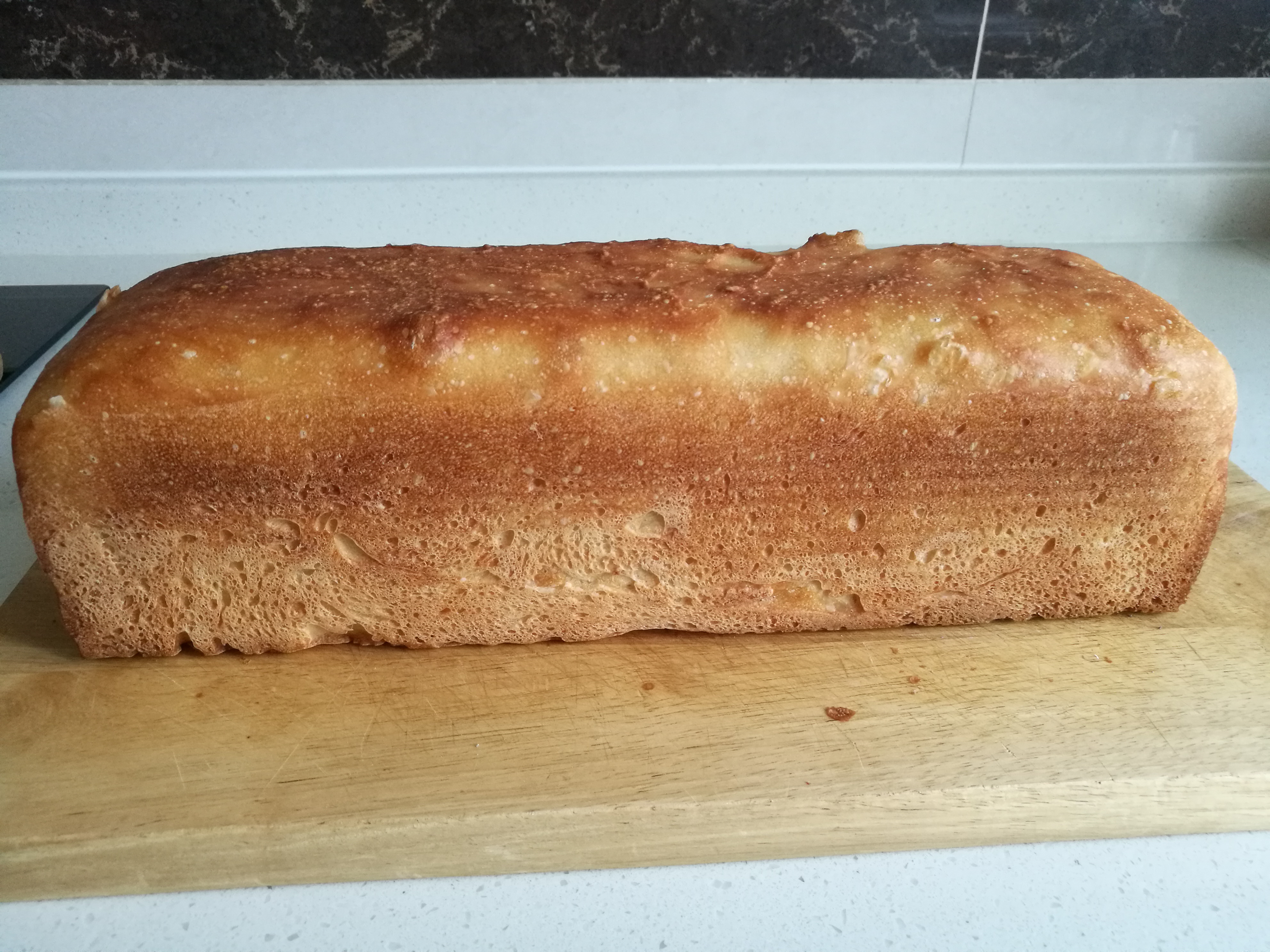 点击放大图片 不用揉面的三明治方面包